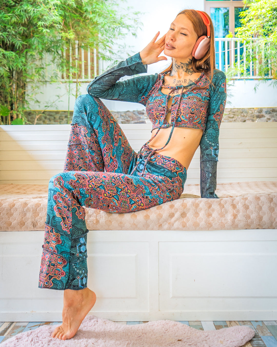 Woman Combo Boho Pants / Knits - ATLANTIS